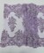 Lilac Embroidered Lace Table Runner by the Yard, 20" Wide Sequin Mesh Lace Trim with Scalloped Edges